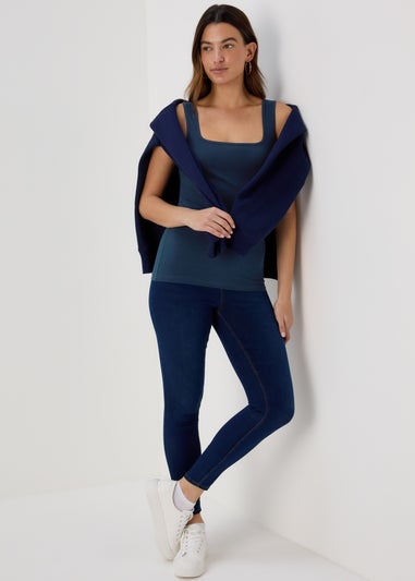 Navy Short Vest