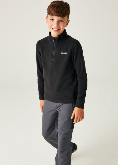 Regatta Black Black Kids' Hot Shot II Anti-Pill Symmetry Fleece (3-16 Years)