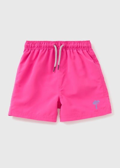 Boys Pink Swim Shorts (7-15yrs)