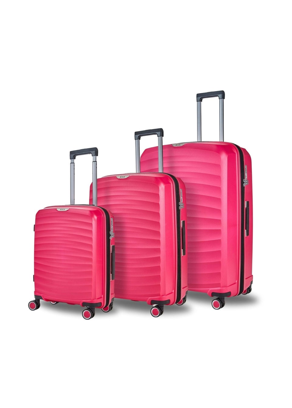 Rock Sunwave Suitcase Pink