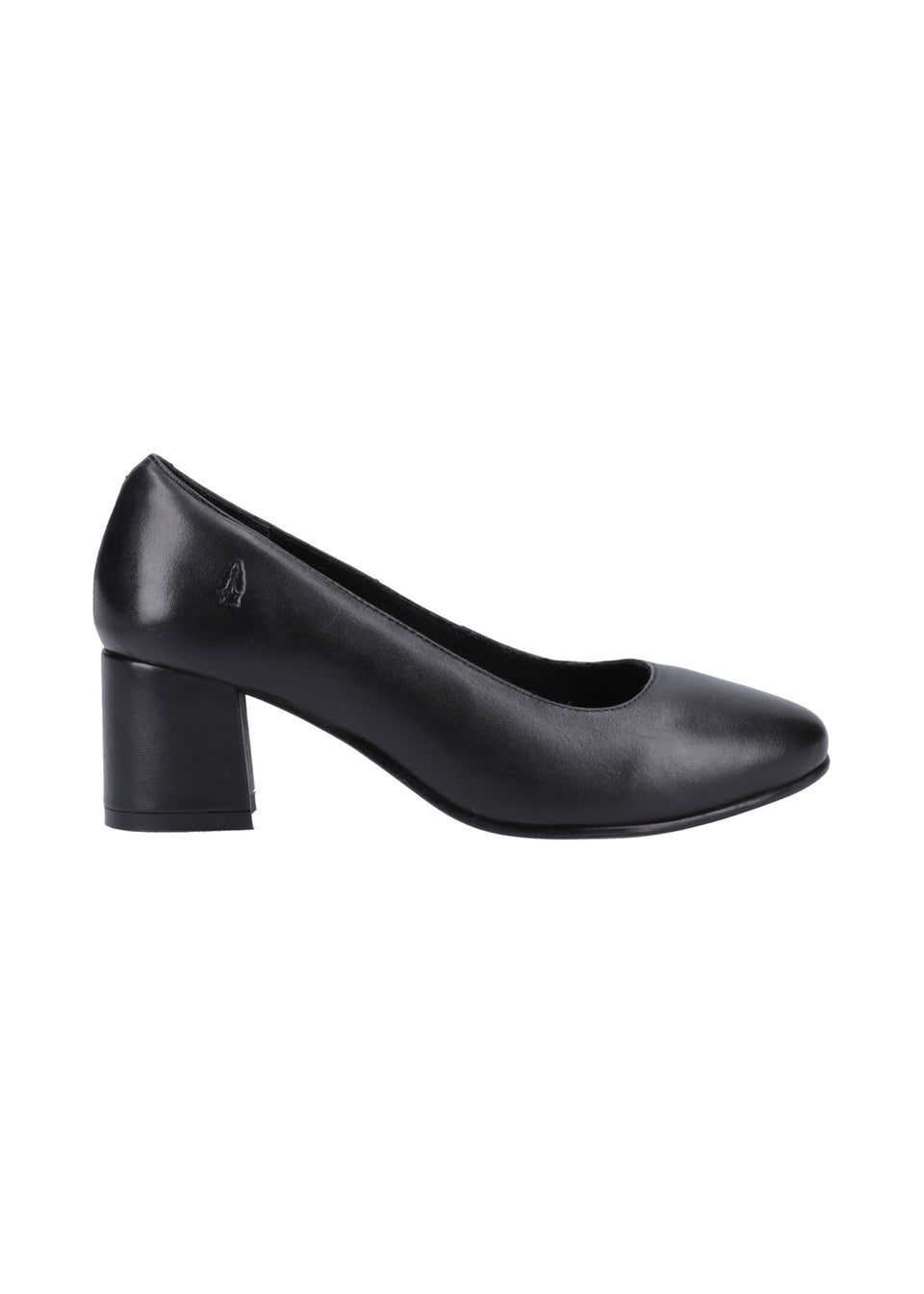 Hush Puppies Black Anna Wide Court Shoes